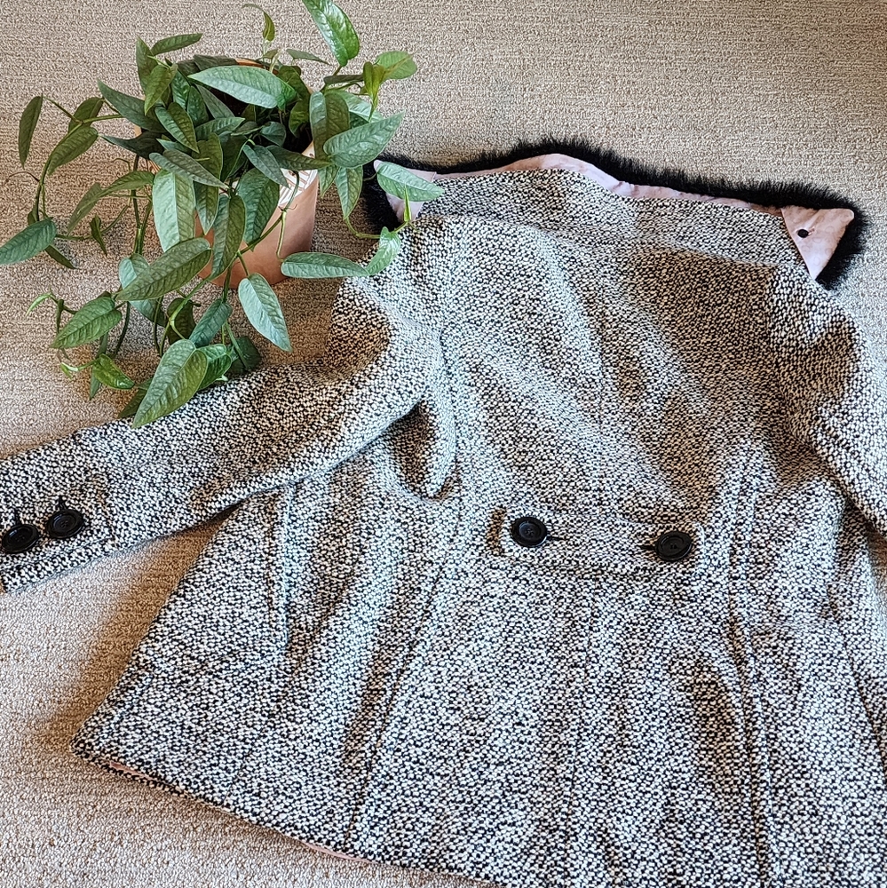 🎰Vintage Guess boucle tweed jacket y2k - Picture 2 of 6